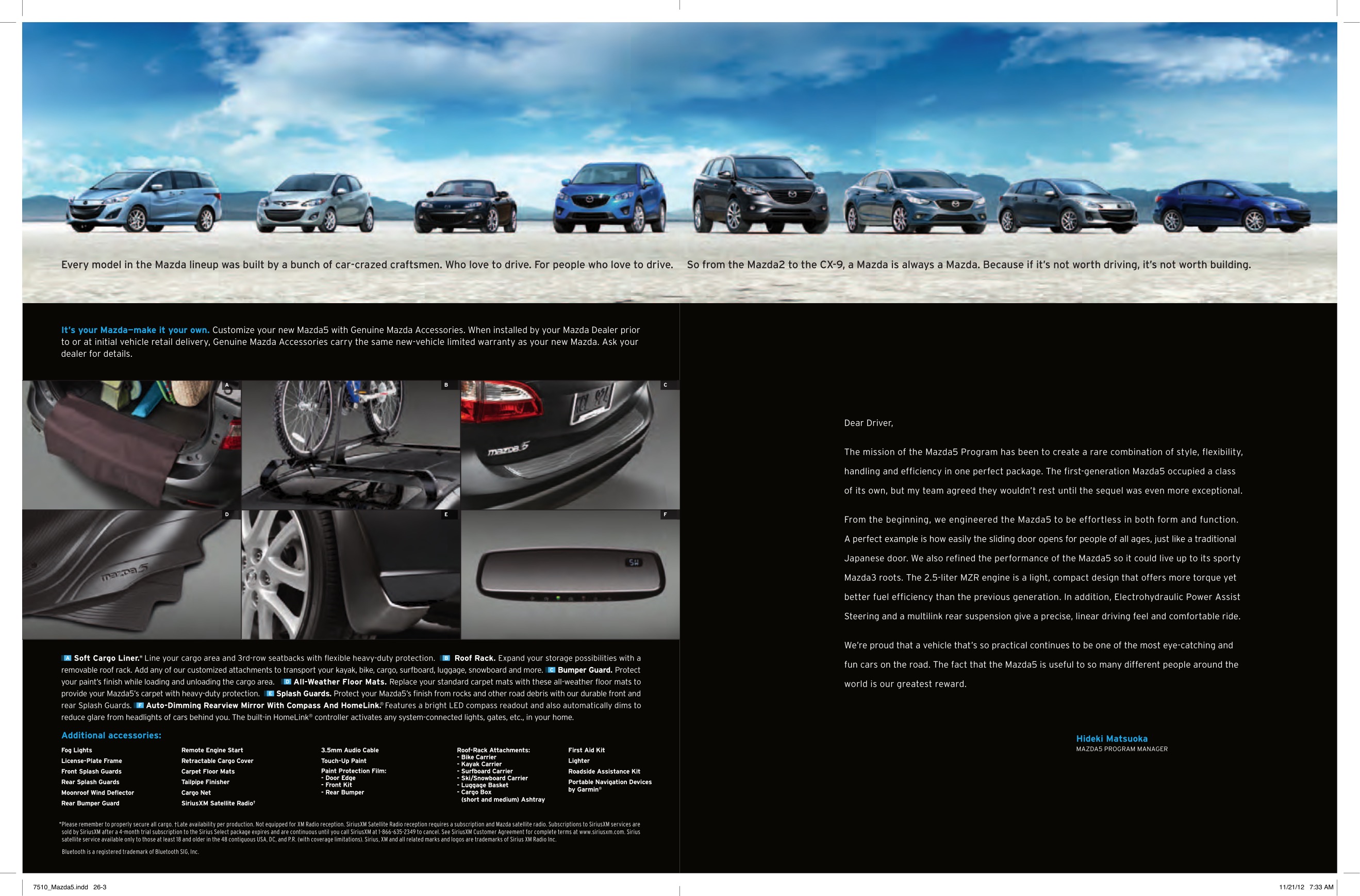 2013 Mazda 5 Brochure Page 11
